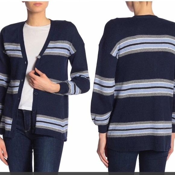 Democracy Girlfriend Alpaca Blend Cardigan Office Career Preppy Size Small NWT - Picture 7 of 7